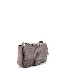 Pre-Owned Prada Large Chain Flap Shoulder Bag Diagramme Quilted Leather