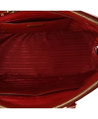 Pre-Owned Prada Large Double Zip Lux Tote Saffiano Leather