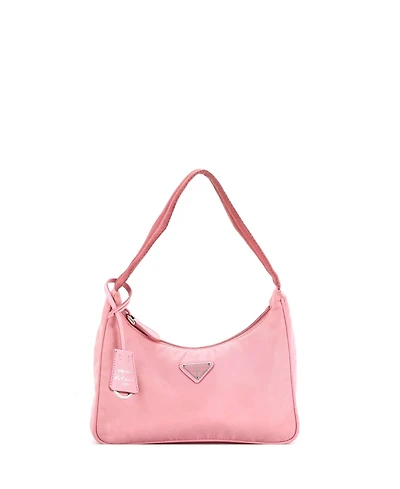 Pre-Owned Prada Mini Re-Edition 2000 Hobo Tessuto