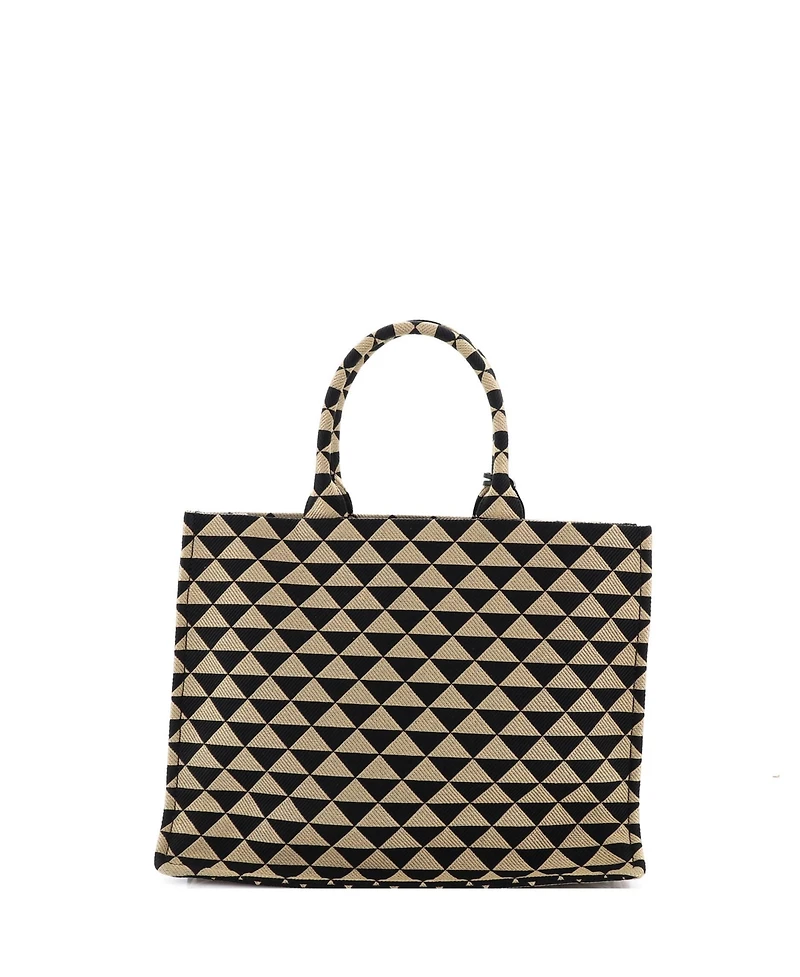 Pre-Owned Prada Large Symbole Shopper Tote Jacquard