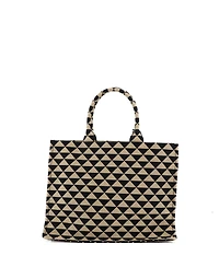Pre-Owned Prada Large Symbole Shopper Tote Jacquard