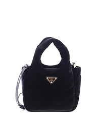 Pre-Owned Prada Mini Padded Soft Tote Velvet