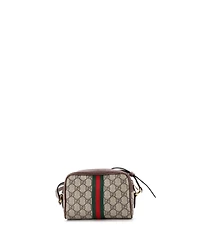 Pre-Owned Gucci Mini Ophidia Shoulder Bag Gg Coated Canvas