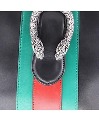 Pre-Owned Gucci Medium Web Dionysus Top Handle Bag Leather