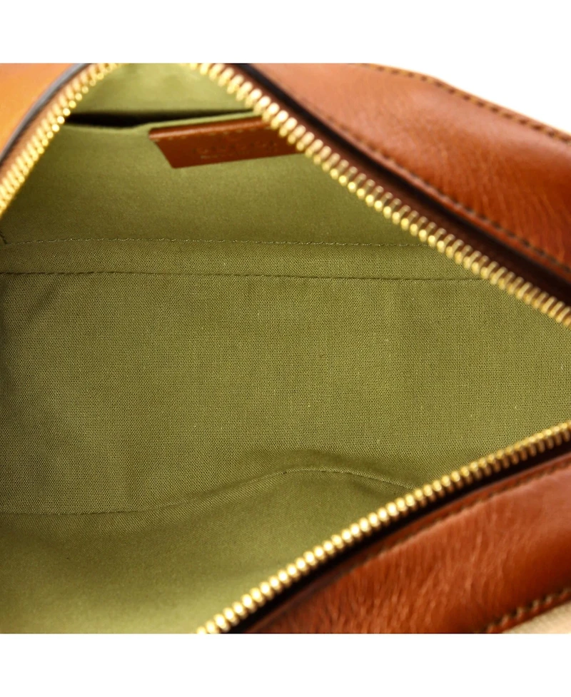 Pre-Owned Gucci Camera Bag Vintage Web Canvas