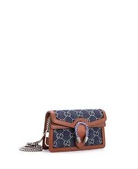 Pre-Owned Gucci Super Mini Dionysus Bag Gg Denim