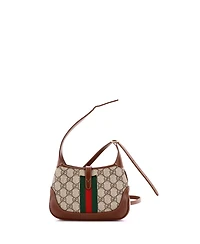 Pre-Owned Gucci Mini Jackie 1961 Hobo Gg Coated Canvas