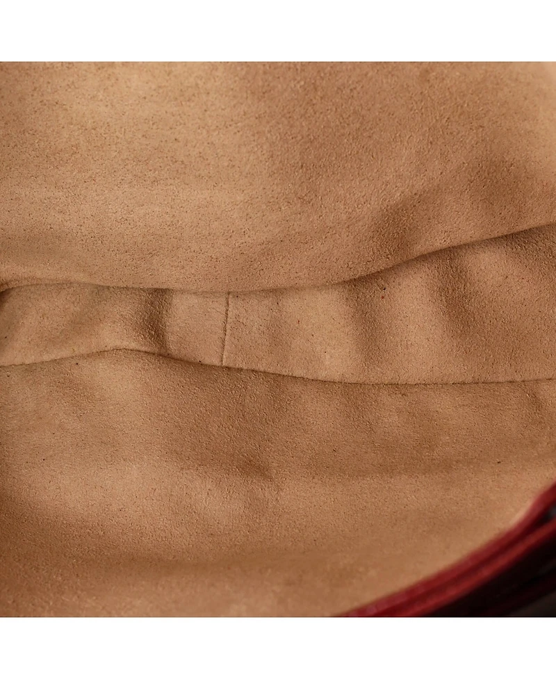 Pre-Owned Gucci Small Horsebit 1955 Shoulder Bag Gg Coated Canvas with Leather