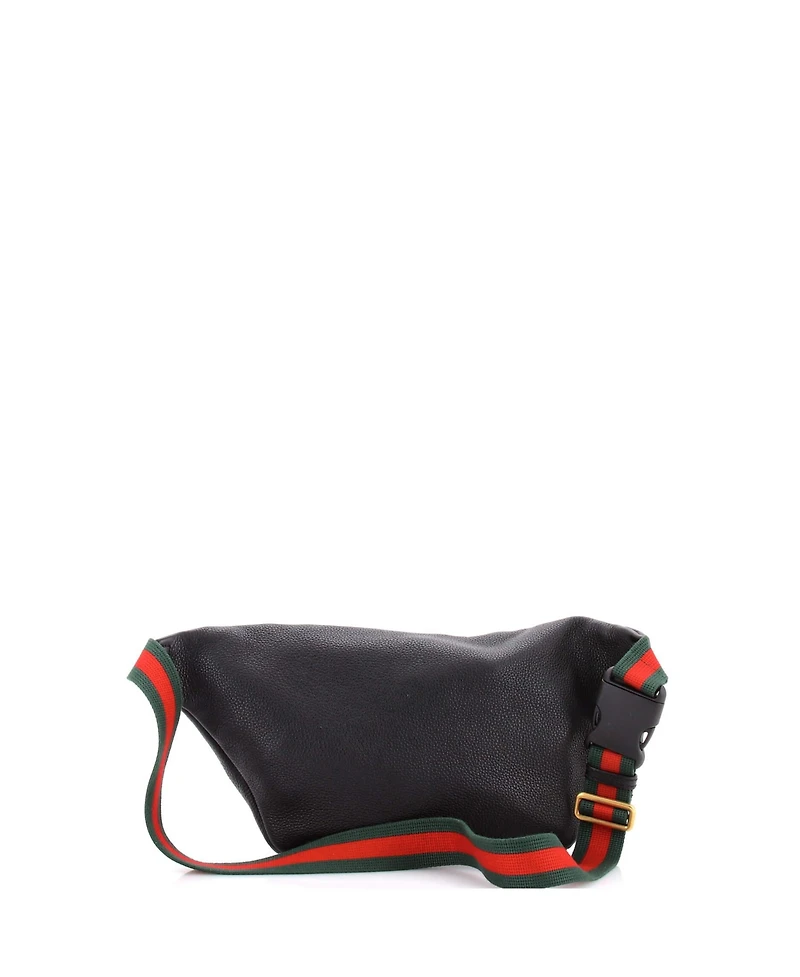 Pre-Owned Gucci Medium Logo Belt Bag Printed Leather