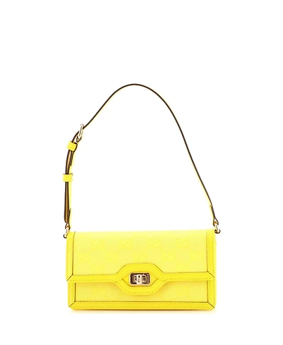 Pre-Owned Gucci Mini Luce Shoulder Bag Gg Canvas