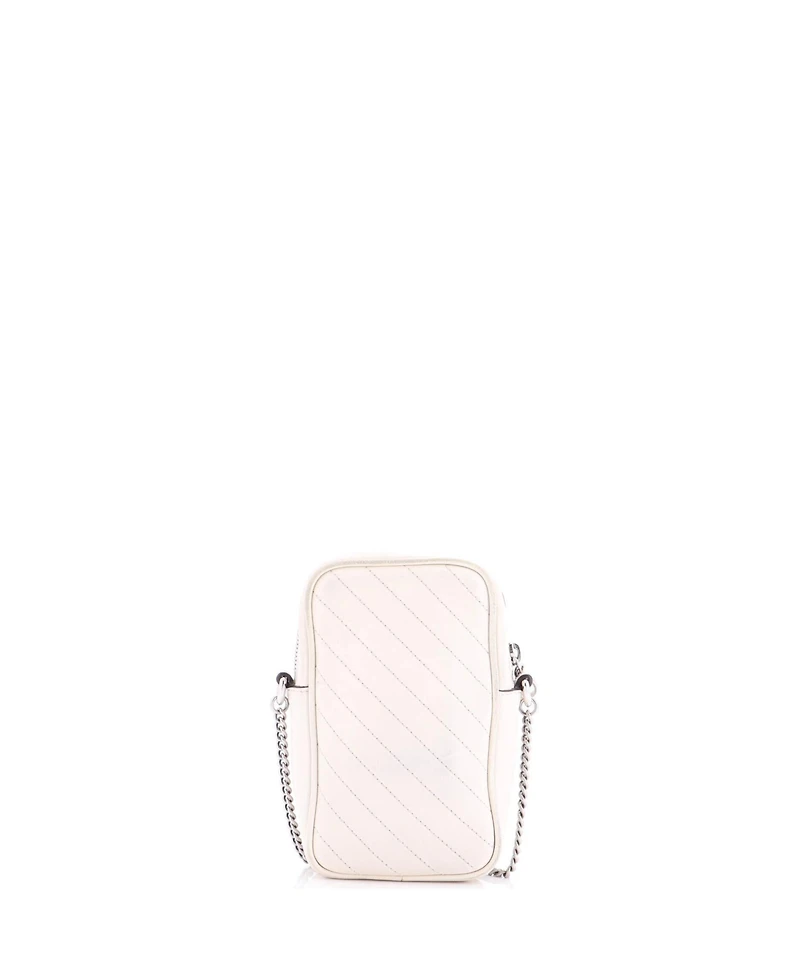 Pre-Owned Gucci Mini Blondie Nm Crossbody Bag Diagonal Quilted Leather