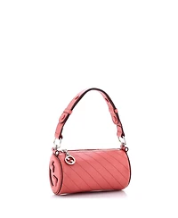 Pre-Owned Gucci Mini Blondie Shoulder Bag Diagonal Quilted Leather
