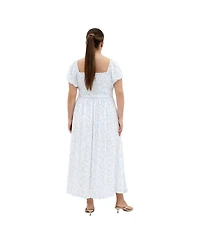 City Chic Women's Plus Serina Print Maxi Dress