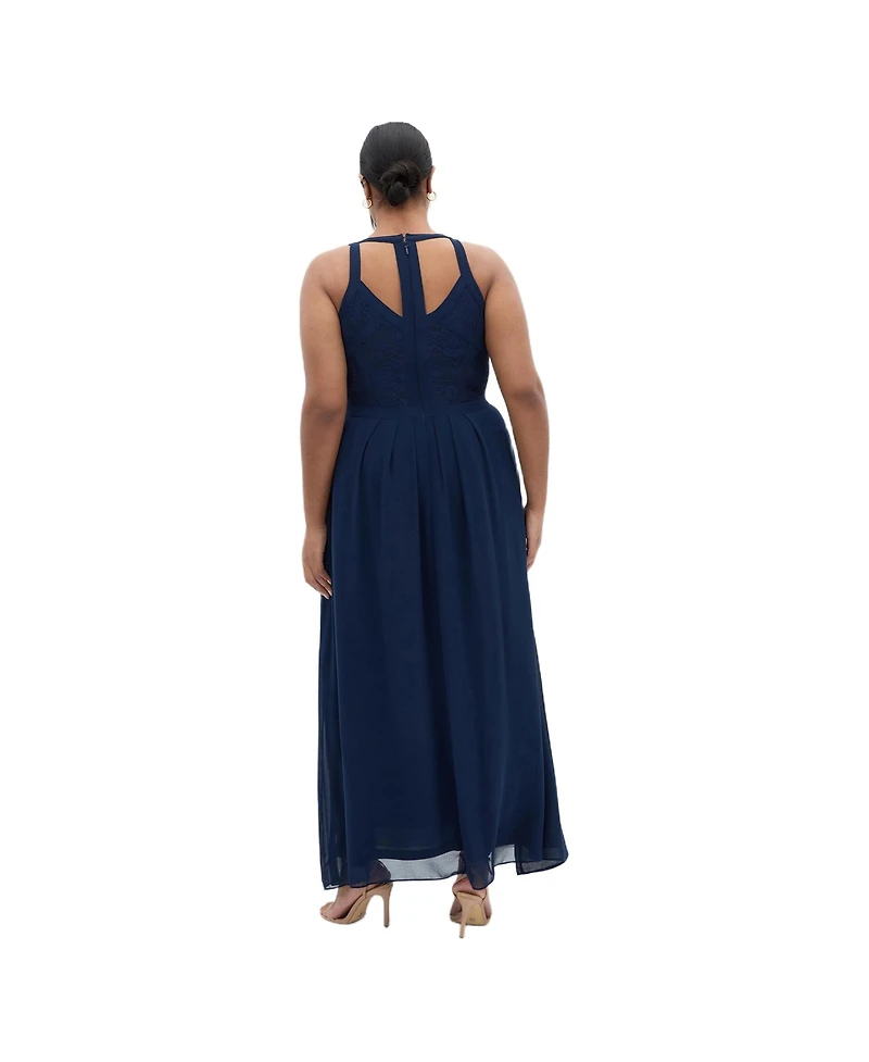City Chic Women's Plus size Panelled Bodice Maxi Dress