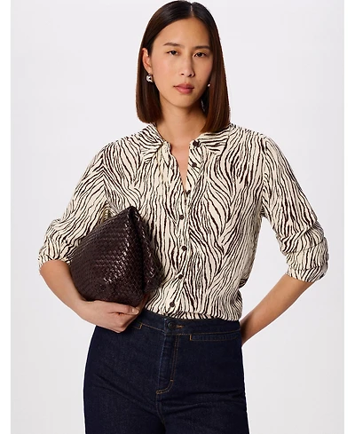Whistles Women's Zebra Button Through Shirt