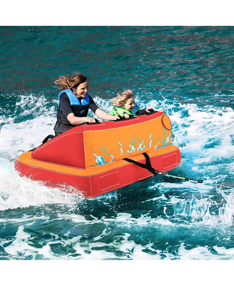 Hongge 2 Person Inflatable Towable Tubes for Boating.