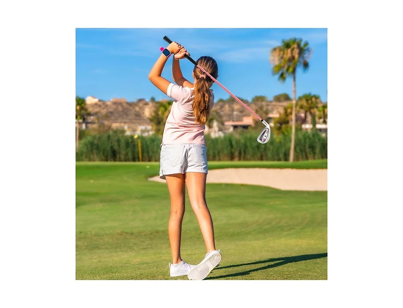 Hongge Junior 7 Iron for Kids with Fiberglass Shaft and Headcover