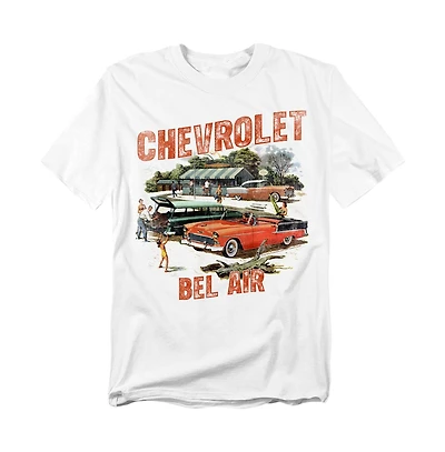 Corvette Men's Chevrolet Bel Air Watercolour T-Shirt