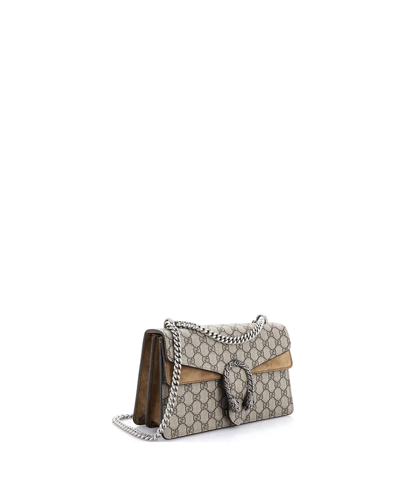 Pre-Owned Gucci Small Dionysus Bag Gg Coated Canvas
