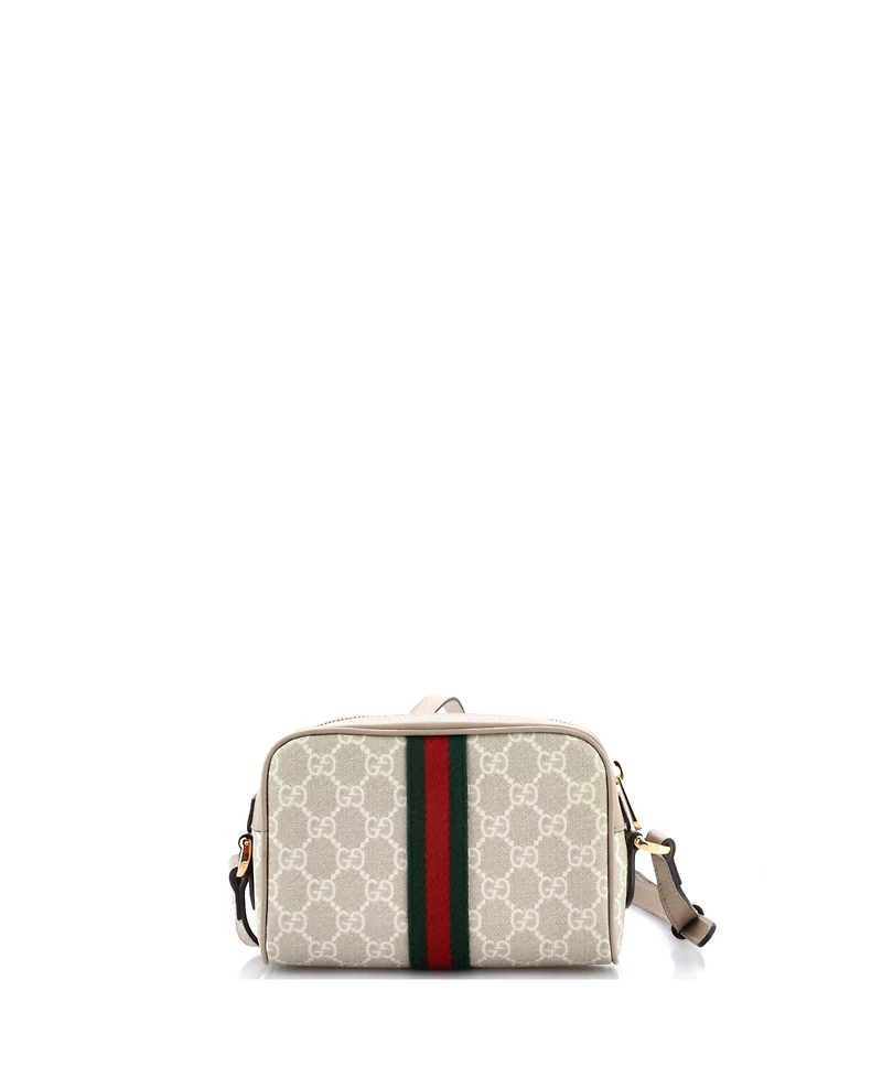 Pre-Owned Gucci Mini Ophidia Shoulder Bag Gg Coated Canvas