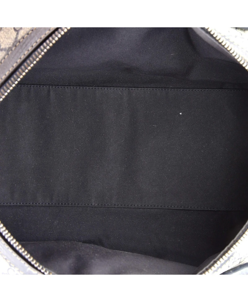 Pre-Owned Gucci Medium Convertible Duffle Bag Gg Coated Canvas