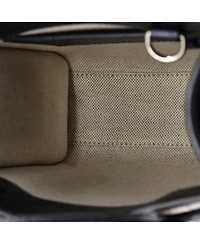 Pre-Owned Gucci Mini Interlocking G Patch Tote Gg Coated Canvas