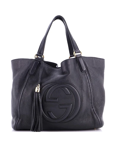 Pre-Owned Gucci Medium Soho Shoulder Bag Leather