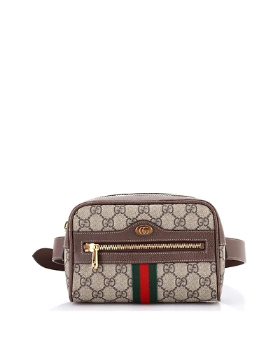 Pre-Owned Gucci Small Ophidia Belt Bag Gg Coated Canvas