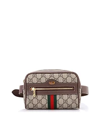 Pre-Owned Gucci Small Ophidia Belt Bag Gg Coated Canvas