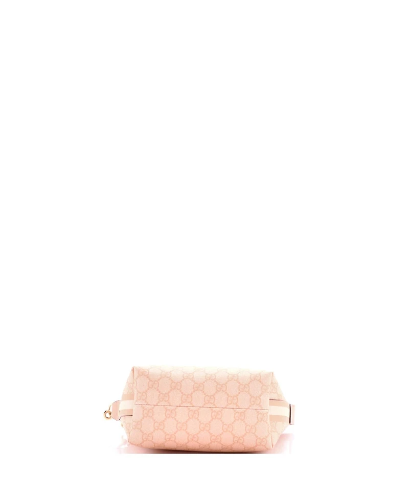 Pre-Owned Gucci Super Mini Ophidia Zip Shoulder Bag Gg Coated Canvas