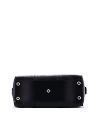 Pre-Owned Gucci Tote Bag Gg Embossed Perforated Leather