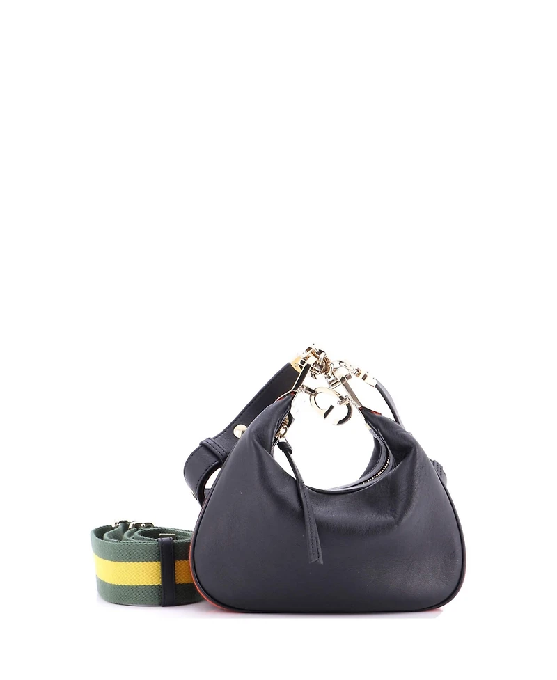 Pre-Owned Gucci Small Attache Shoulder Bag Leather