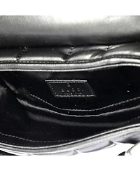 Pre-Owned Gucci Small Horsebit Chain Shoulder Bag Vertical Quilted Leather