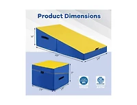 Hongge Folding Incline Yoga Gymnastics Tumbling Mat with Epe Foam