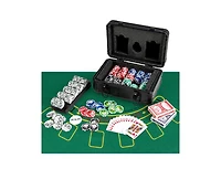 Hongge Texas Holdem Poker Chip Set with 300 Pieces Chips