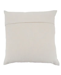 Saro Lifestyle Textured Jute Stripe Decorative Pillow