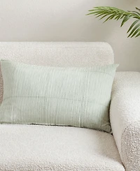 Saro Lifestyle Classic Stripe Decorative Pillow, 14" x 22"