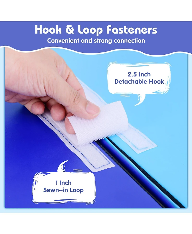 Mecale 2-Piece Step and Slide Soft Foam Climber Set for Infants & Toddlers