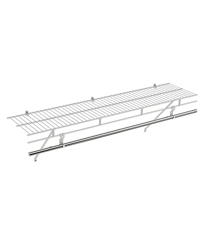 Sugift Wall Mounted Closet Shelves with Ventilated Wire Shelving