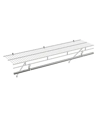 Sugift Wall Mounted Closet Shelves with Ventilated Wire Shelving