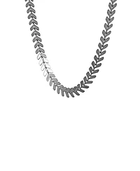 Bearfruit Jewelry Elara Chevron Link Necklace Bold Trendy Statement