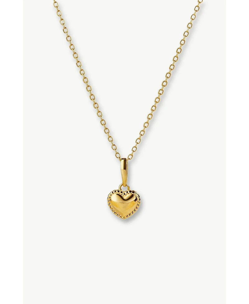 Dainty Sterling Silver Heart Pendant Necklace