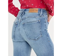 Good American Women's Mid-Rise Straight-Leg Jeans