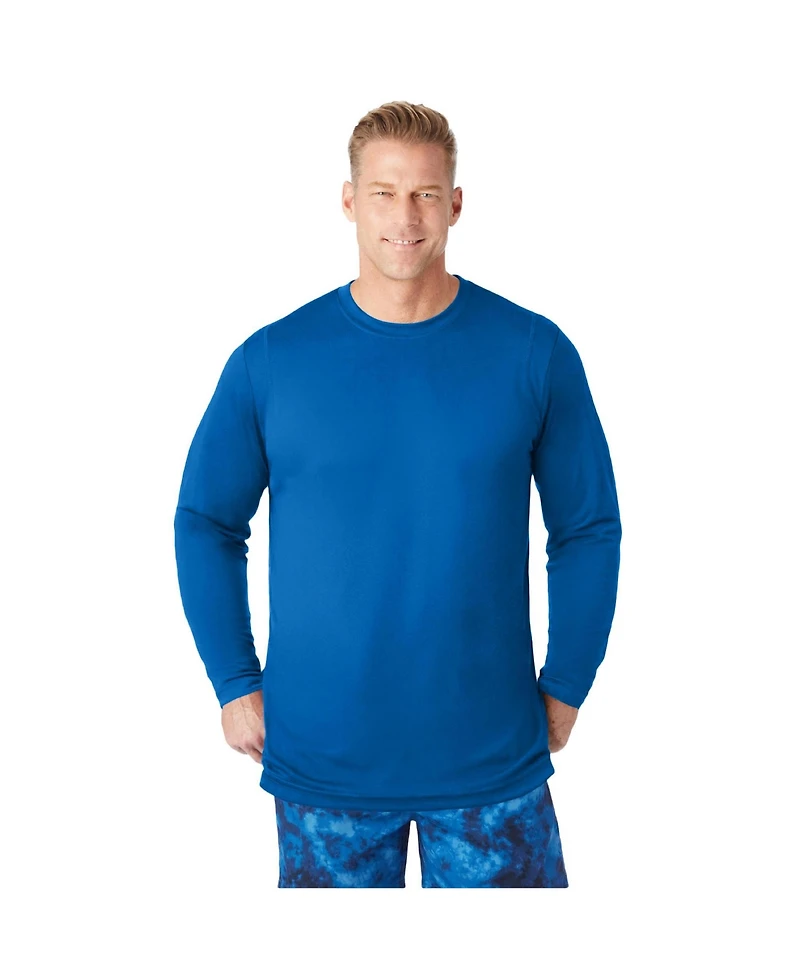 KingSize Big & Tall Long Sleeve Swim Top