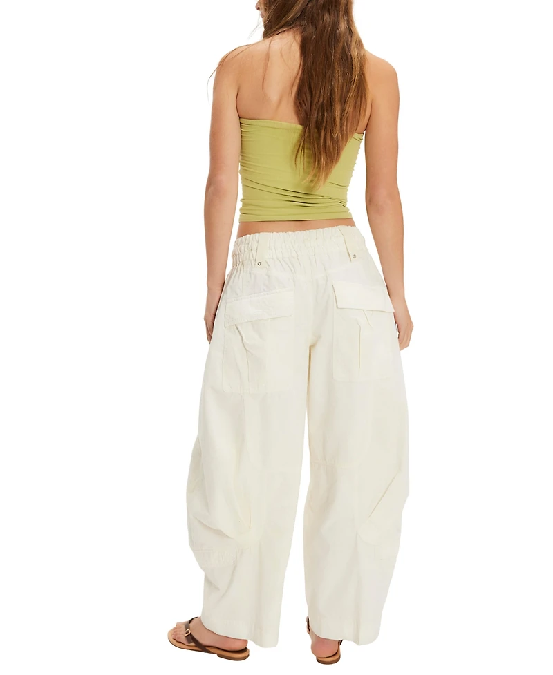 Free People Women's Onset Mid-Rise Parachute Pants
