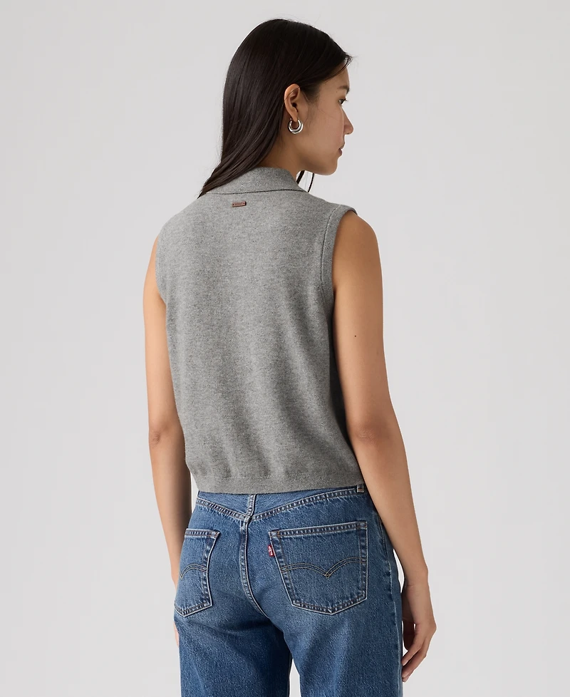 Levi's Women's Sleeveless Collared Vest