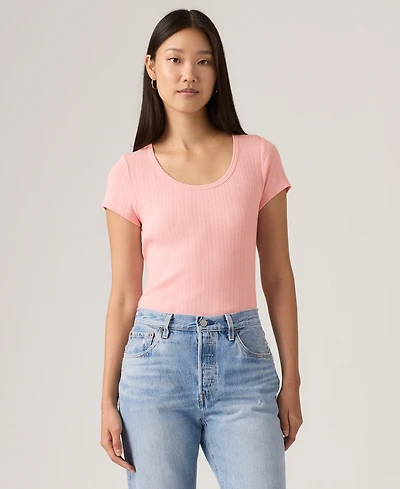 Levi's Women's Short-Sleeve Crew Neck Top