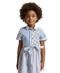 Polo Ralph Lauren Girls' 2T-6X Short-Sleeve Shirt Dress
