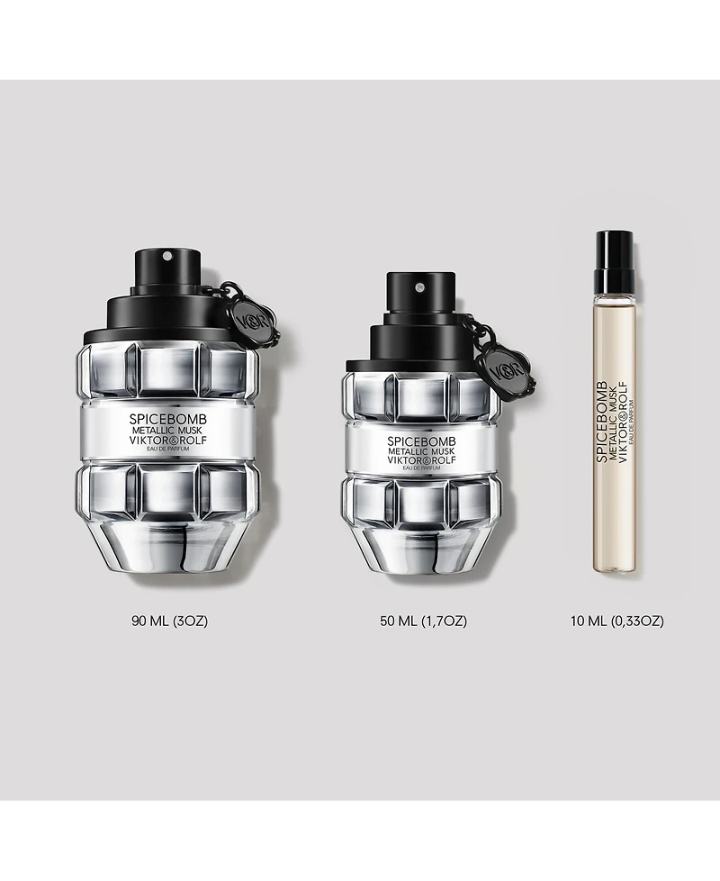 Viktor & Rolf Men's Spicebomb Metallic Musk Eau de Parfum, 3.04 oz.