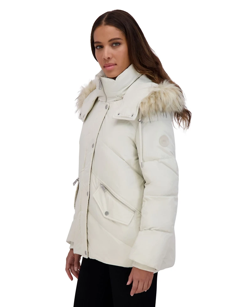 Women's Daphne Quilted Soft Matte Shell With Mixed Down Puffer